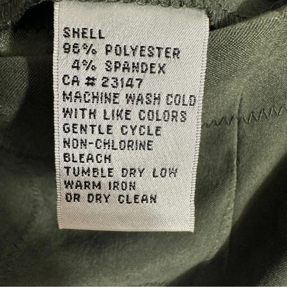 Talbots Petite size 12 skirt with stretch, charcoal gray with a hint of green. - Picture 4 of 7